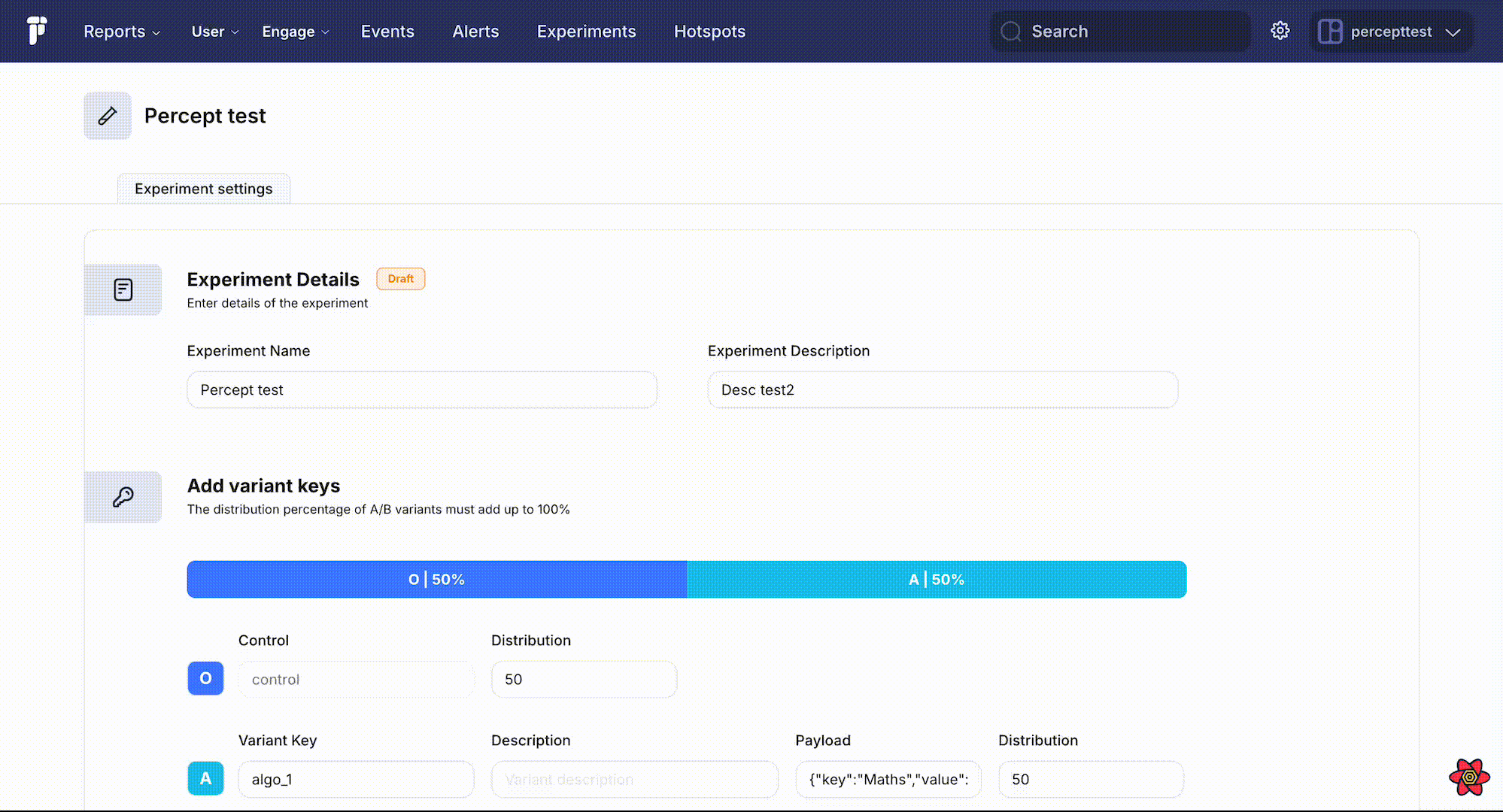 Experiment-implementation