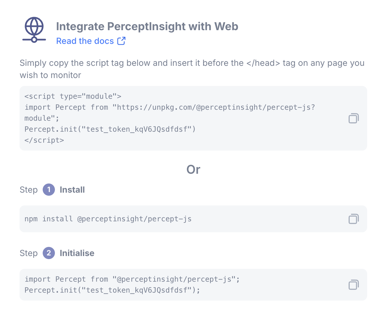 Initialisation Step 2.1